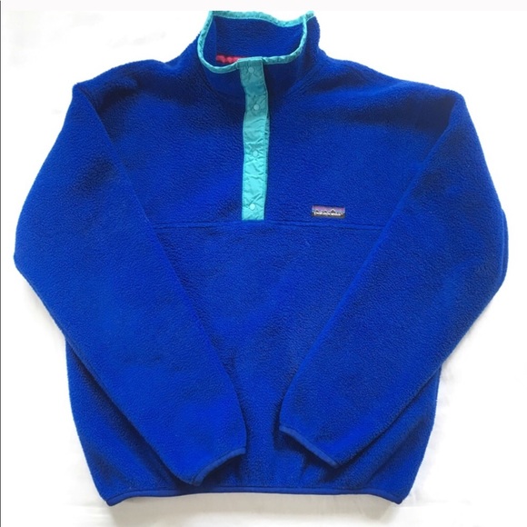 Patagonia Sweaters - Blue fleece Patagonia sweatshirt